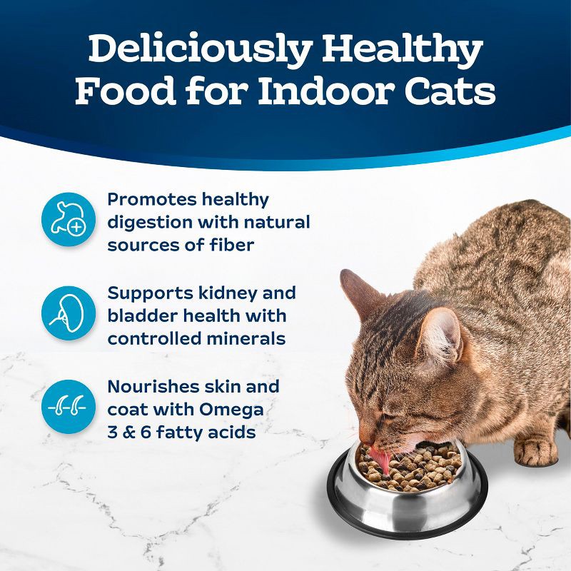 slide 4 of 11, Blue Buffalo Tastefuls with Salmon Indoor Natural Adult Dry Cat Food - 5lbs, 5 lb
