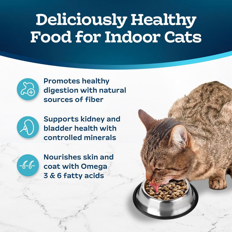 slide 4 of 10, Blue Buffalo Tastefuls with Salmon Indoor Natural Adult Dry Cat Food - 5lbs, 5 lb