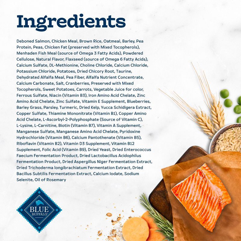 slide 5 of 11, Blue Buffalo Tastefuls with Salmon Indoor Natural Adult Dry Cat Food - 5lbs, 5 lb