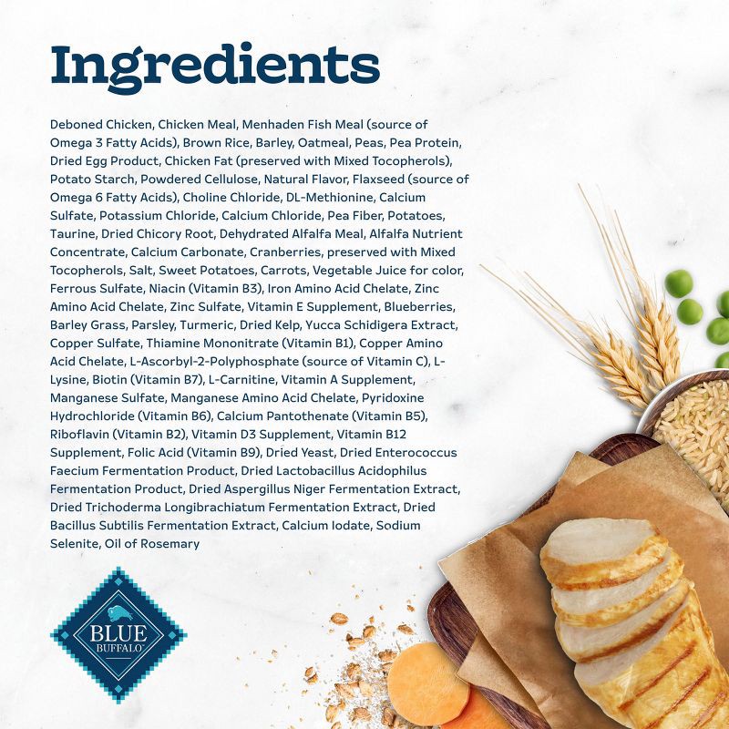 slide 3 of 11, Blue Buffalo Tastefuls with Chicken Indoor Natural Adult Dry Cat Food - 10lbs, 10 lb