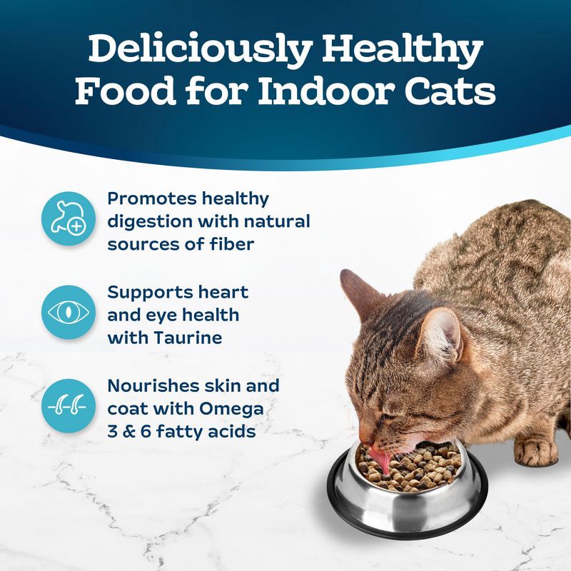 slide 4 of 10, Blue Buffalo Tastefuls with Chicken Indoor Natural Adult Dry Cat Food - 10lbs, 10 lb