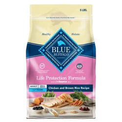 Blue Buffalo Life Protection Formula Natural Adult Small Breed Dry Dog Food, Chicken and Brown Rice Trial Size Bag - 5lbs
