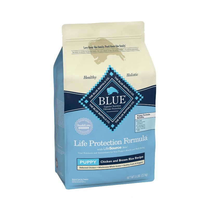 slide 6 of 9, Blue Buffalo Life Protection Formula Natural Puppy Dry Dog Food with Chicken and Brown Rice - 5lbs, 5 lb