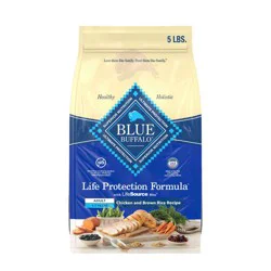 Blue Buffalo Life Protection Formula Natural Adult Dry Dog Food with Chicken and Brown Rice - 5lbs