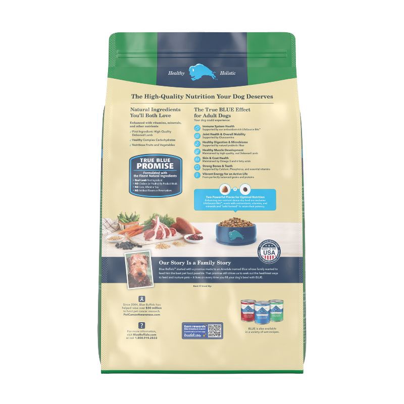 slide 5 of 12, Blue Buffalo Life Protection Formula Natural Adult Dry Dog Food with Lamb and Brown Rice - 15lbs, 15 lb