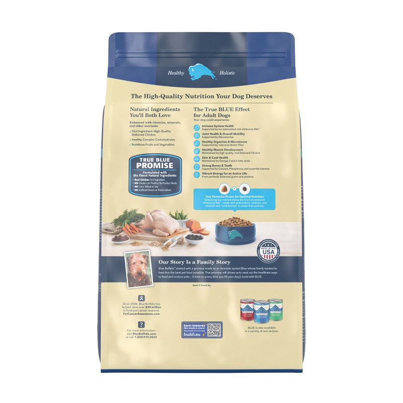 slide 5 of 14, Blue Buffalo Life Protection Formula Natural Adult Dry Dog Food with Chicken and Brown Rice - 15lbs, 15 lb