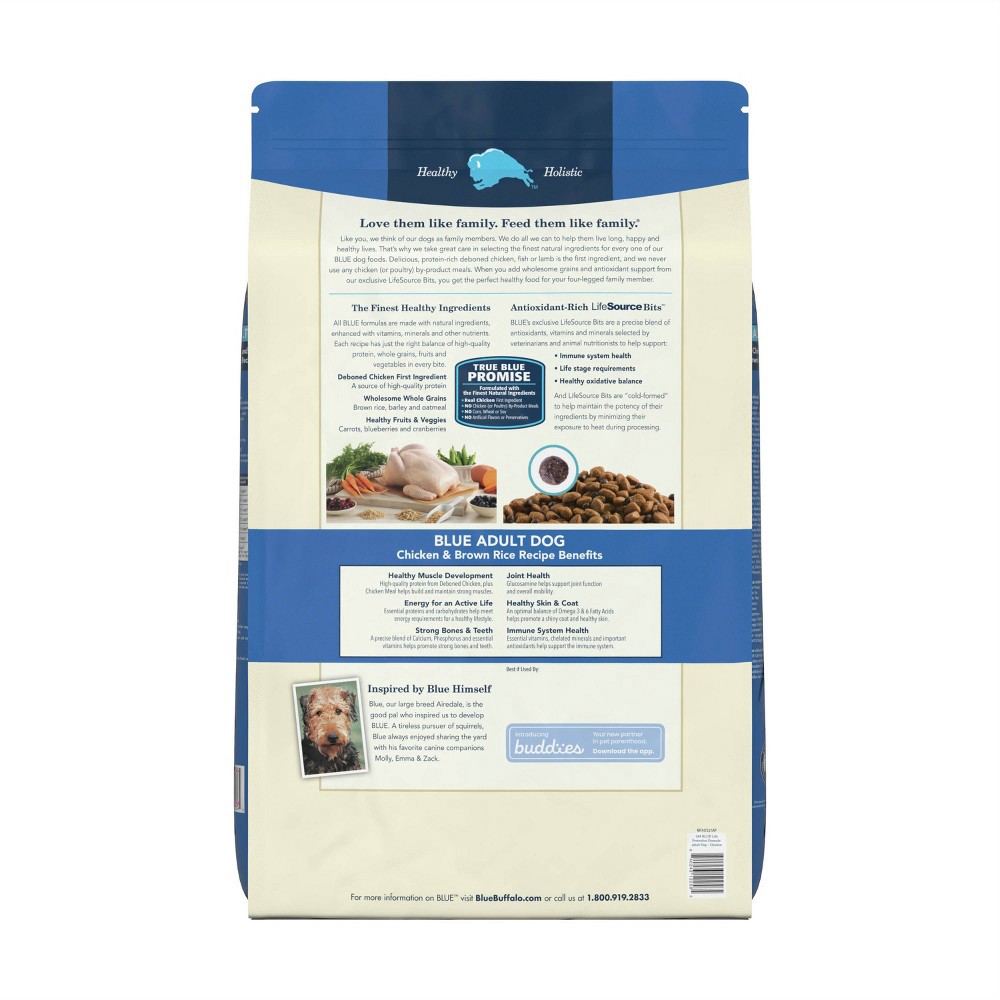 slide 2 of 9, Blue Buffalo Life Protection Chicken & Brown Rice Recipe Adult Dry Dog Food - 24lbs, 24 lb