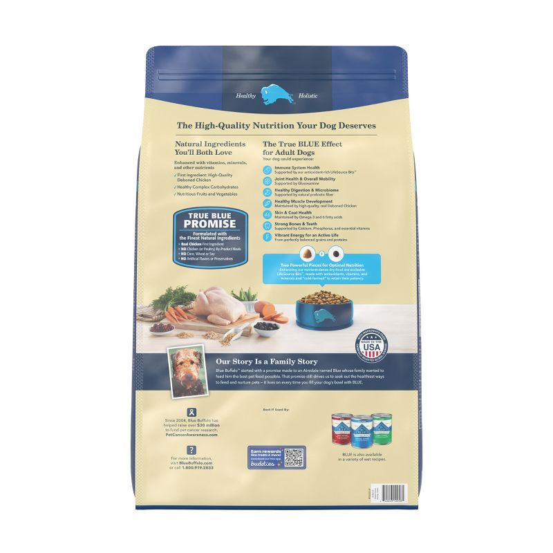 slide 5 of 9, Blue Buffalo Life Protection Formula Natural Adult Dry Dog Food with Chicken and Brown Rice - 24lbs, 24 lb