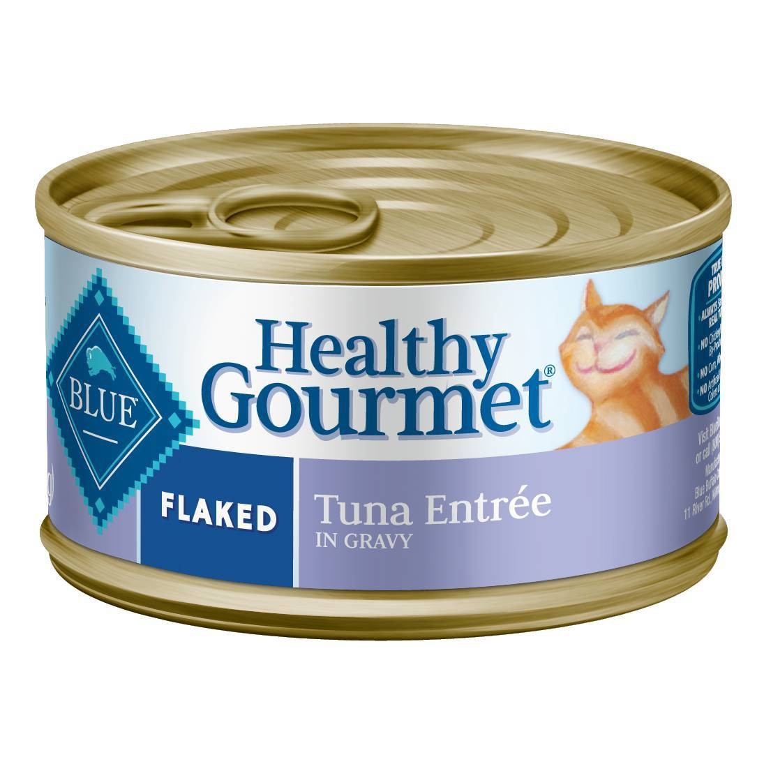 slide 1 of 2, Blue Buffalo Healthy Gourmet Flaked Tuna Adult Wet Cat Food, 3 oz