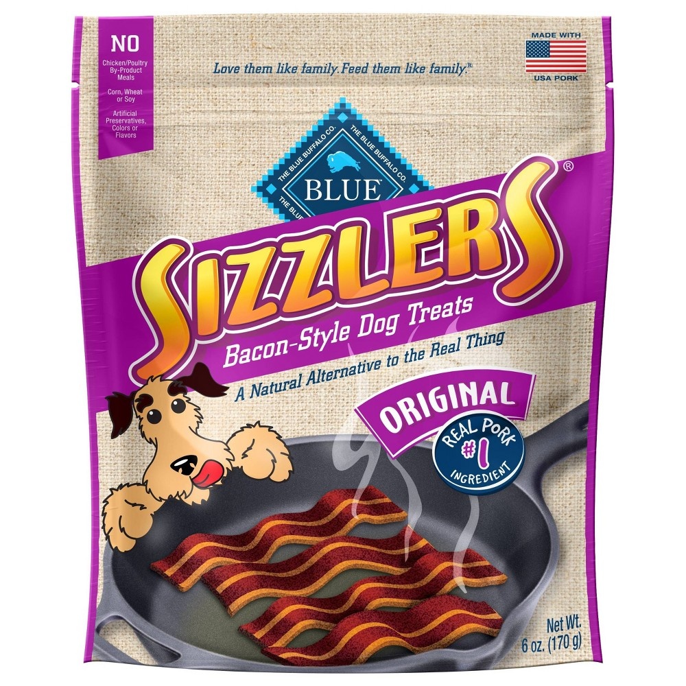 slide 3 of 3, Blue Buffalo Sizzlers Dog Treats, 6 oz