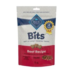 Blue Buffalo Bits Natural Soft-Moist Training Dog Treats with Beef Recipe - 11oz