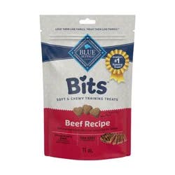 Blue Buffalo Bits Natural Soft-Moist Training Dog Treats with Beef Recipe - 11oz