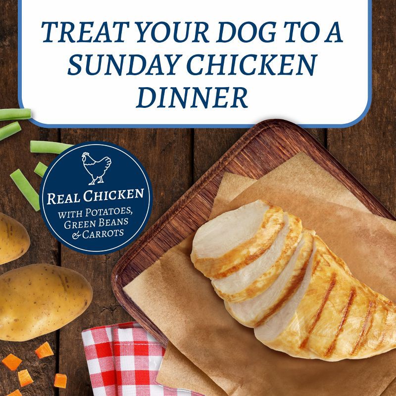 slide 3 of 10, Blue Buffalo Family Favorites Natural Adult Wet Dog Food with Sunday Chicken - 12.5oz, 12.5 oz