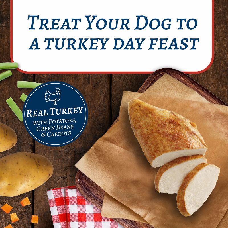 slide 3 of 10, Blue Buffalo Family Favorites Natural Adult Wet Dog Food with Turkey Day Feast - 12.5oz, 12.5 oz