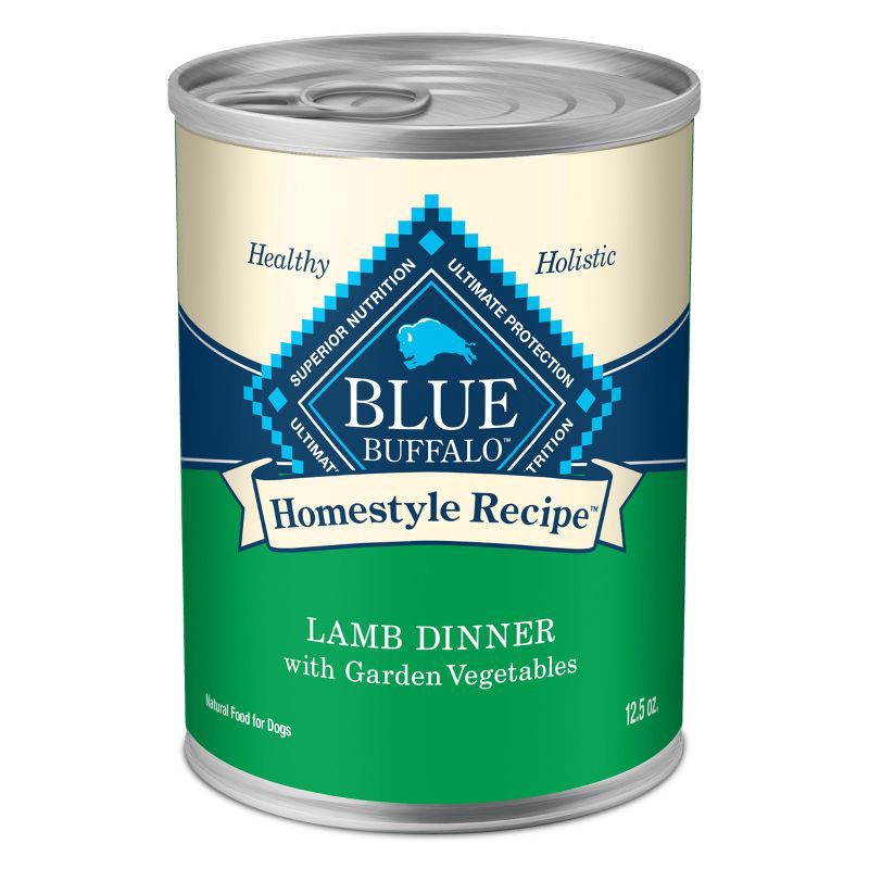 slide 1 of 11, Blue Buffalo Homestyle Recipe Natural Adult Wet Dog Food with Lamb Flavor - 12.5oz, 12.5 oz