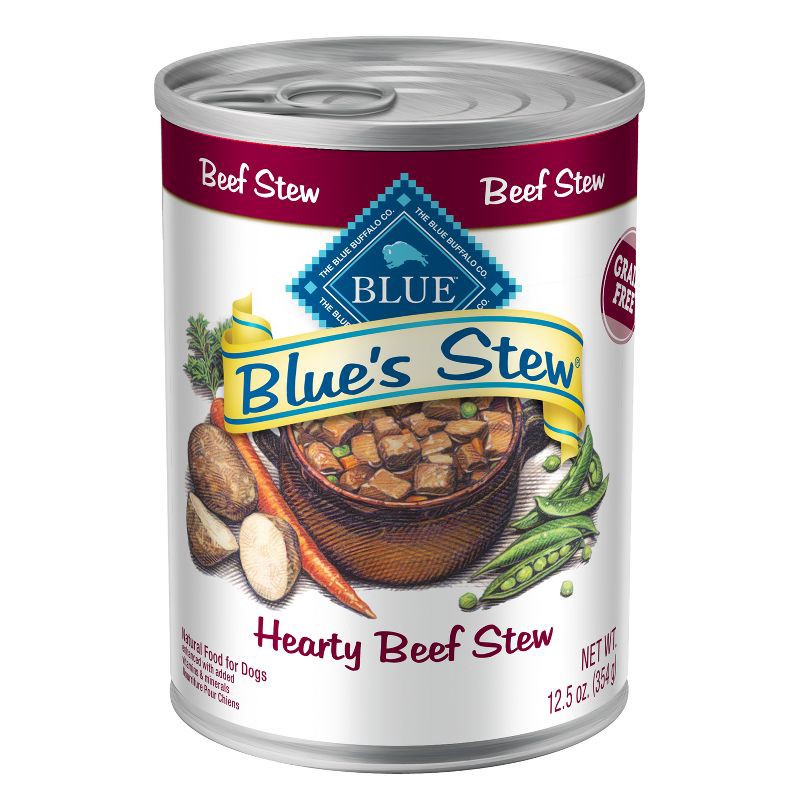 slide 1 of 4, Blue Buffalo Blue's Stew Natural Adult Wet Dog Food Hearty Beef Stew - 12.5oz, 12.5 oz