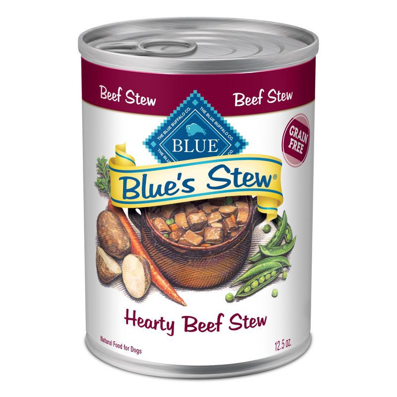 slide 1 of 10, Blue Buffalo Blue's Stew Natural Adult Wet Dog Food Hearty Beef Stew - 12.5oz, 12.5 oz