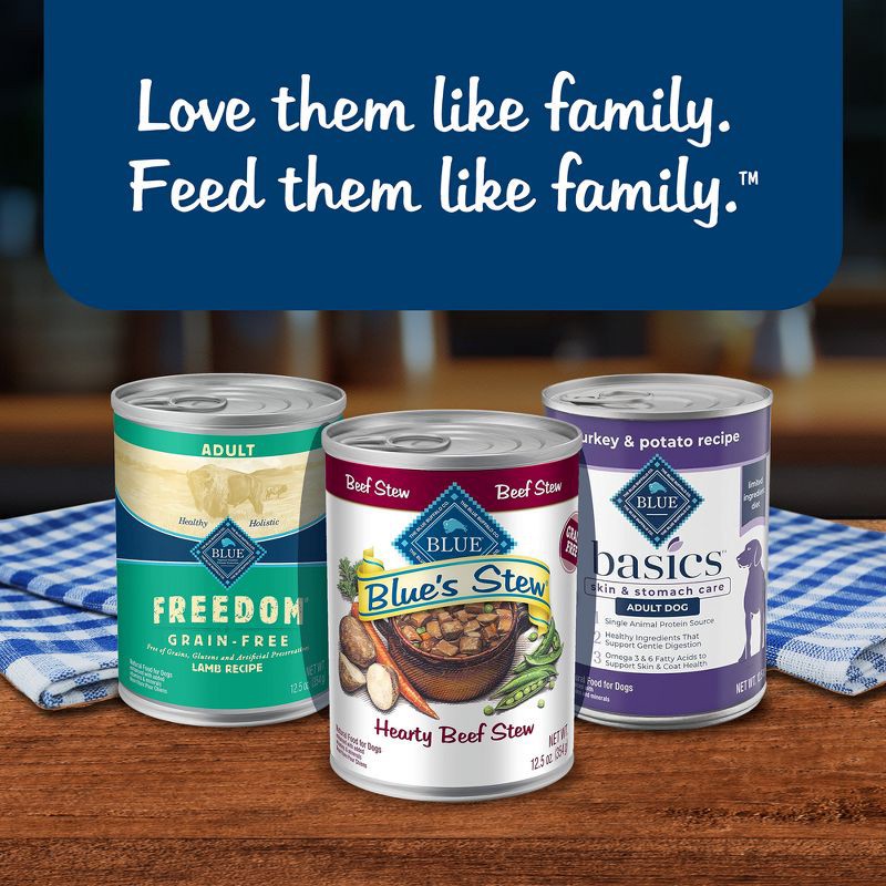 slide 9 of 10, Blue Buffalo Blue's Stew Natural Adult Wet Dog Food Hearty Beef Stew - 12.5oz, 12.5 oz