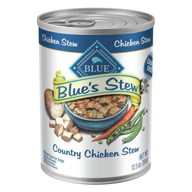 slide 1 of 4, Blue Buffalo Blue's Stew Natural Adult Wet Dog Food with Chicken Stew - 12.5oz, 12.5 oz