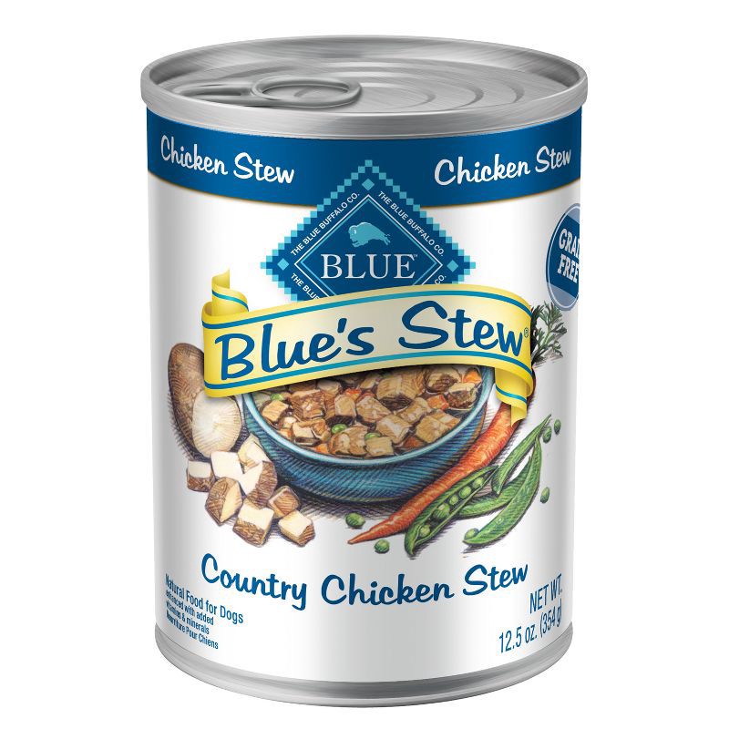 slide 1 of 10, Blue Buffalo Blue's Stew Natural Adult Wet Dog Food with Chicken Stew - 12.5oz, 12.5 oz