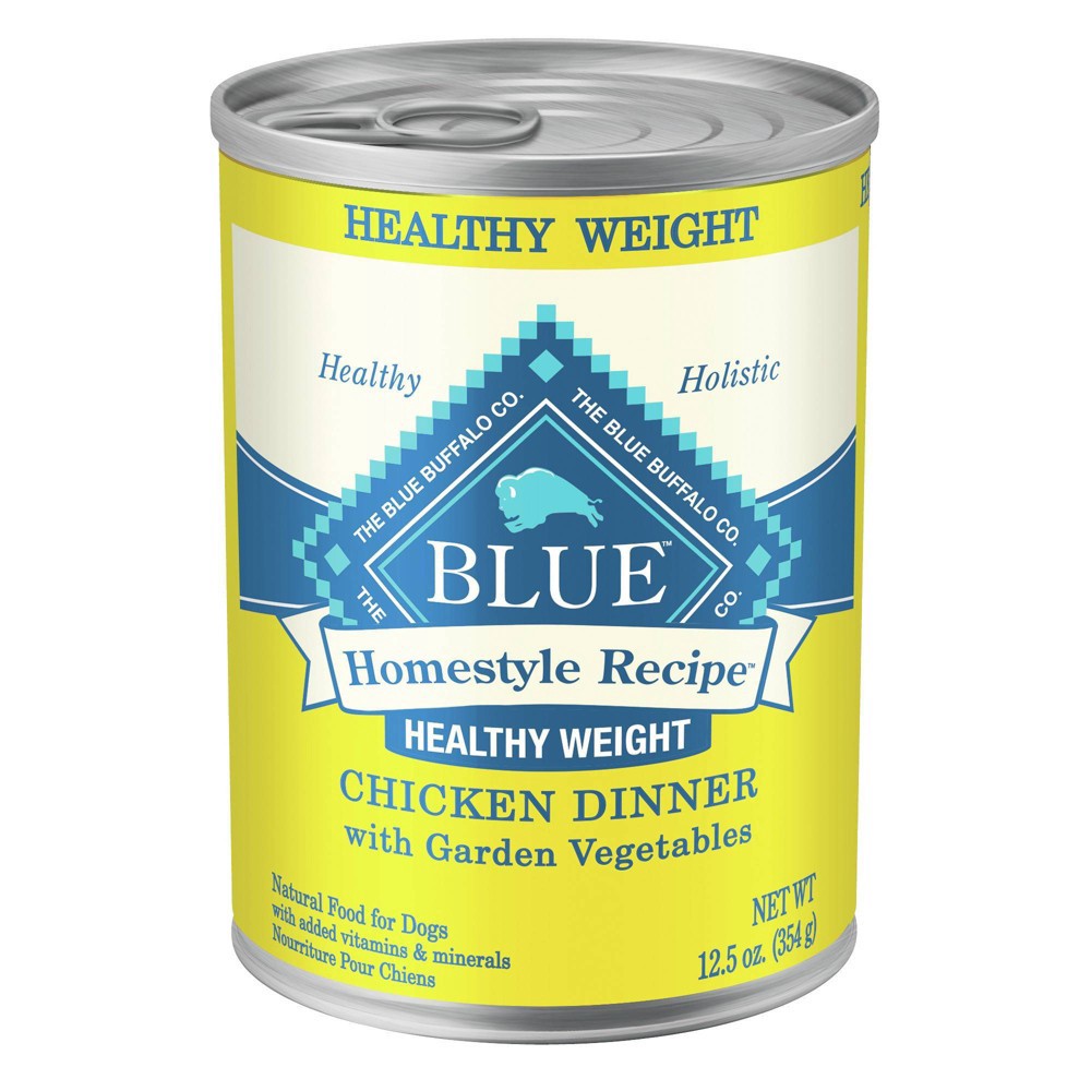 slide 1 of 4, Blue Buffalo Homestyle Recipe Natural Adult Wet Dog Food Chicken Dinner with Garden Vegetables - 12.5oz, 12.5 oz