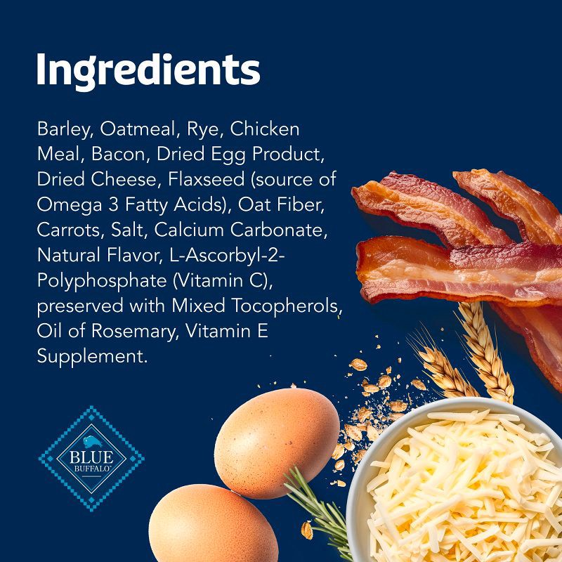 slide 5 of 9, Blue Buffalo Health Bars Natural Crunchy Dog Treats Biscuits with Bacon, Egg & Cheese Flavor - 16oz, 16 oz