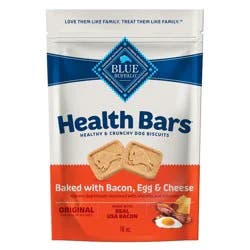 Blue Buffalo Health Bars Natural Crunchy Dog Treats Biscuits with Bacon, Egg & Cheese Flavor - 16oz