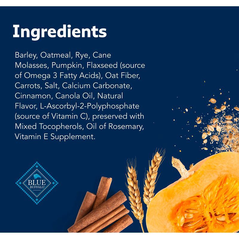 slide 5 of 10, Blue Buffalo Health Bars Pumpkin and Cinnamon Flavor Natural Crunchy Dog Treat Biscuits - 16oz, 16 oz