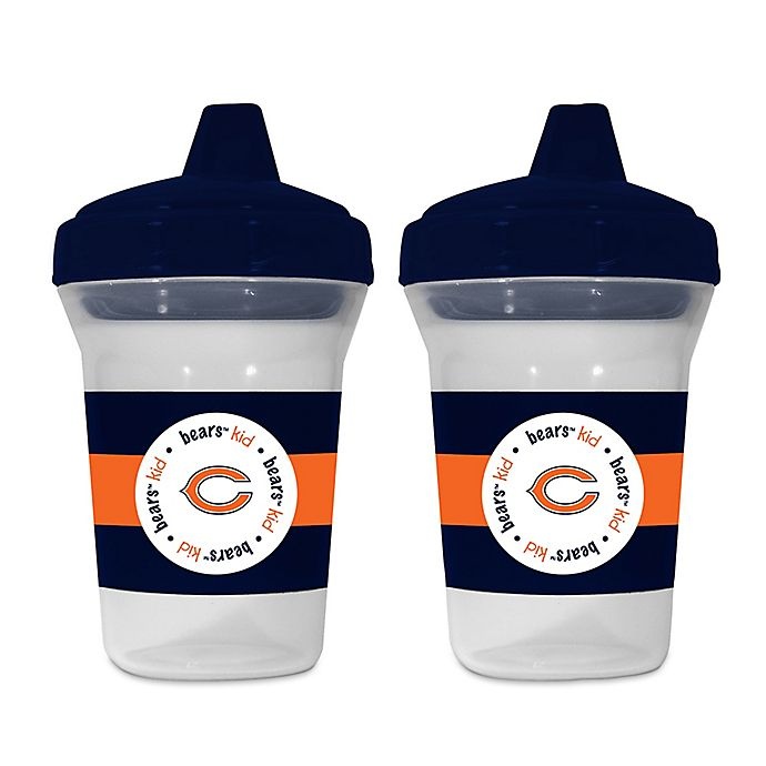 slide 1 of 1, Baby Fanatic NFL Chicago Bears Sippy Cups, 2 ct