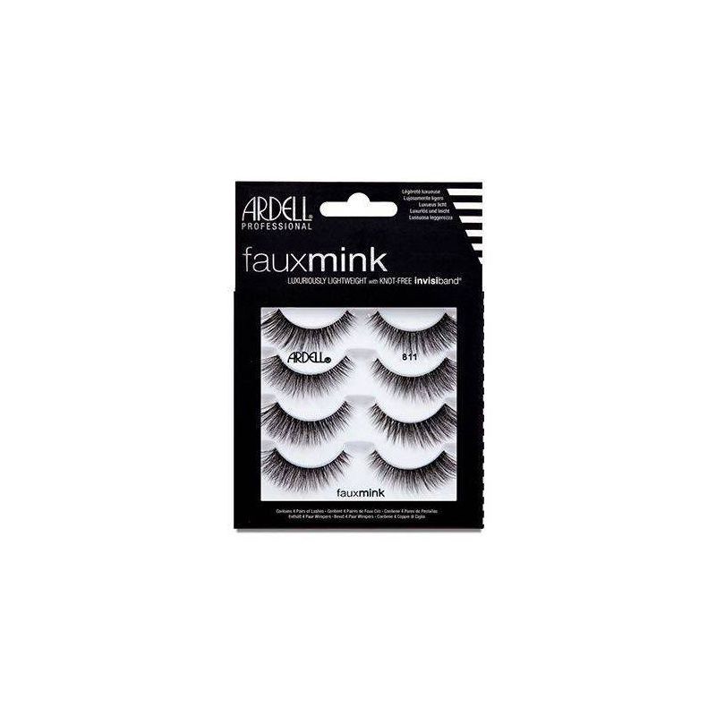 slide 1 of 3, Ardell Faux Mink 811 Wispies Eyelash - 4pr, 1 ct