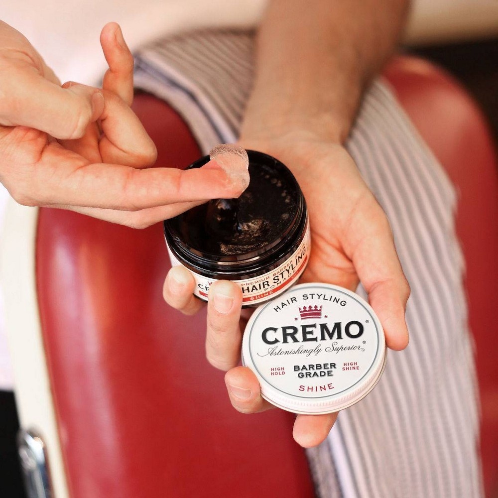 slide 5 of 7, Cremo Shine Pomade, 4 oz