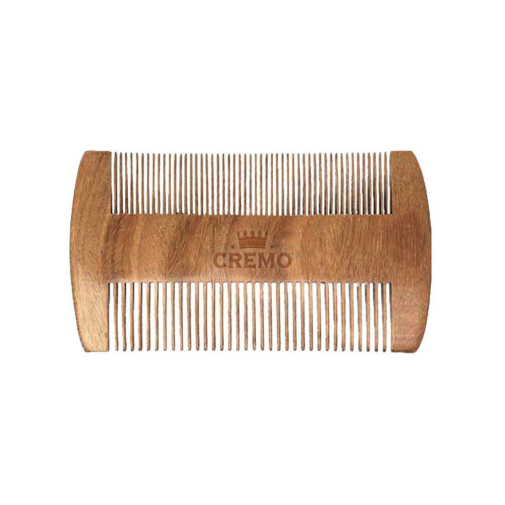 slide 3 of 5, Cremo Premium Dual-Sided Sandalwood Beard Comb - Static & Snag Free - 1ct, 1 ct