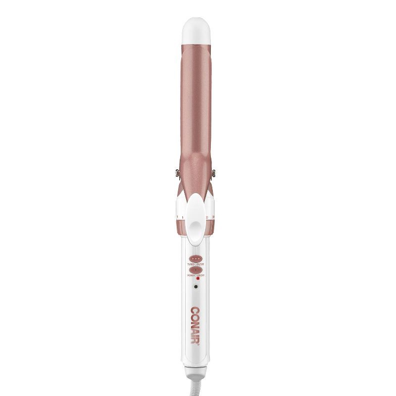 slide 2 of 8, Conair Double Ceramic Rose Gold Curling Iron - 1", 1 ct