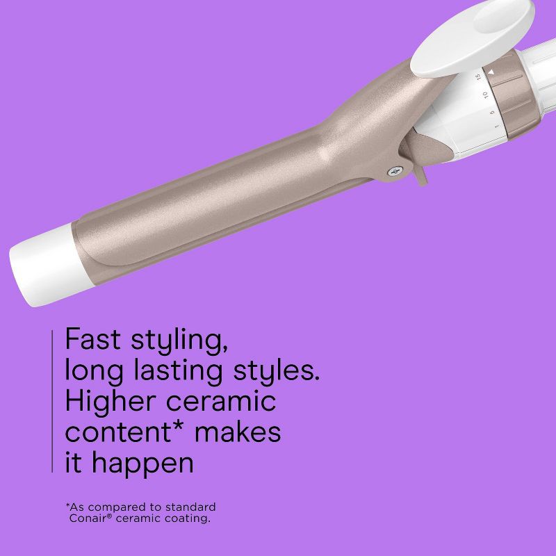 slide 4 of 10, Conair Double Ceramic 1" Curling Iron, 1 ct