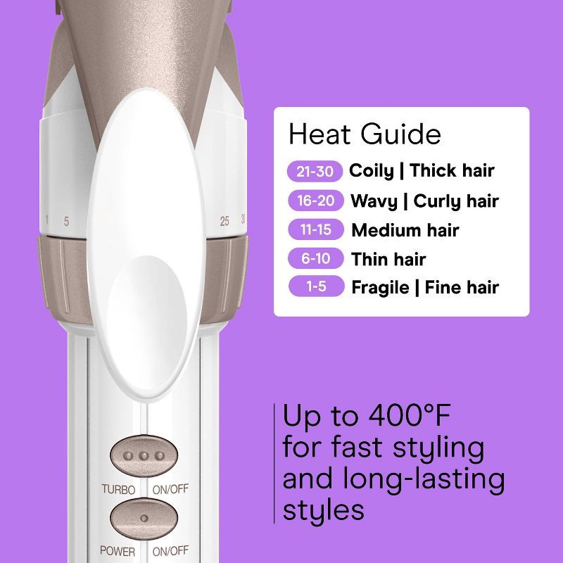 slide 5 of 10, Conair Double Ceramic 1" Curling Iron, 1 ct