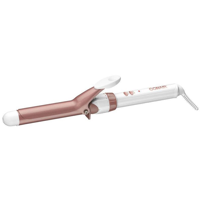 slide 7 of 8, Conair Double Ceramic Rose Gold Curling Iron - 1", 1 ct