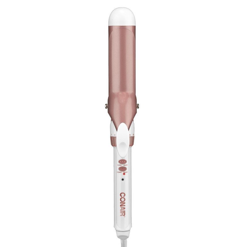 slide 2 of 7, Conair Double Ceramic Rose Gold Curling Iron - 1.5", 1 ct