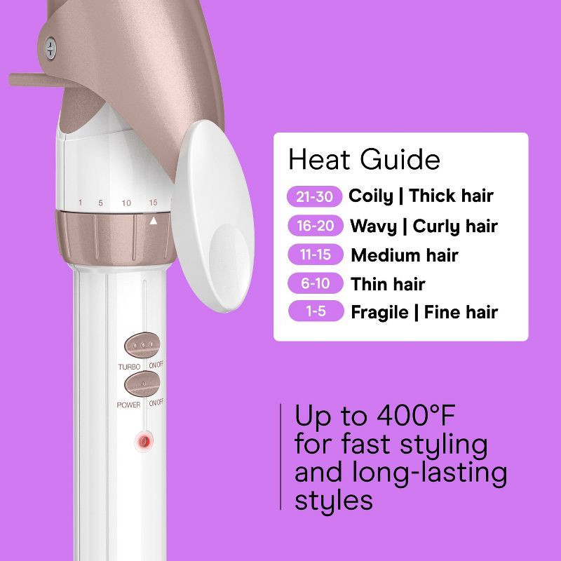 slide 5 of 10, Conair Double Ceramic 1.5" Curling Iron, 1 ct