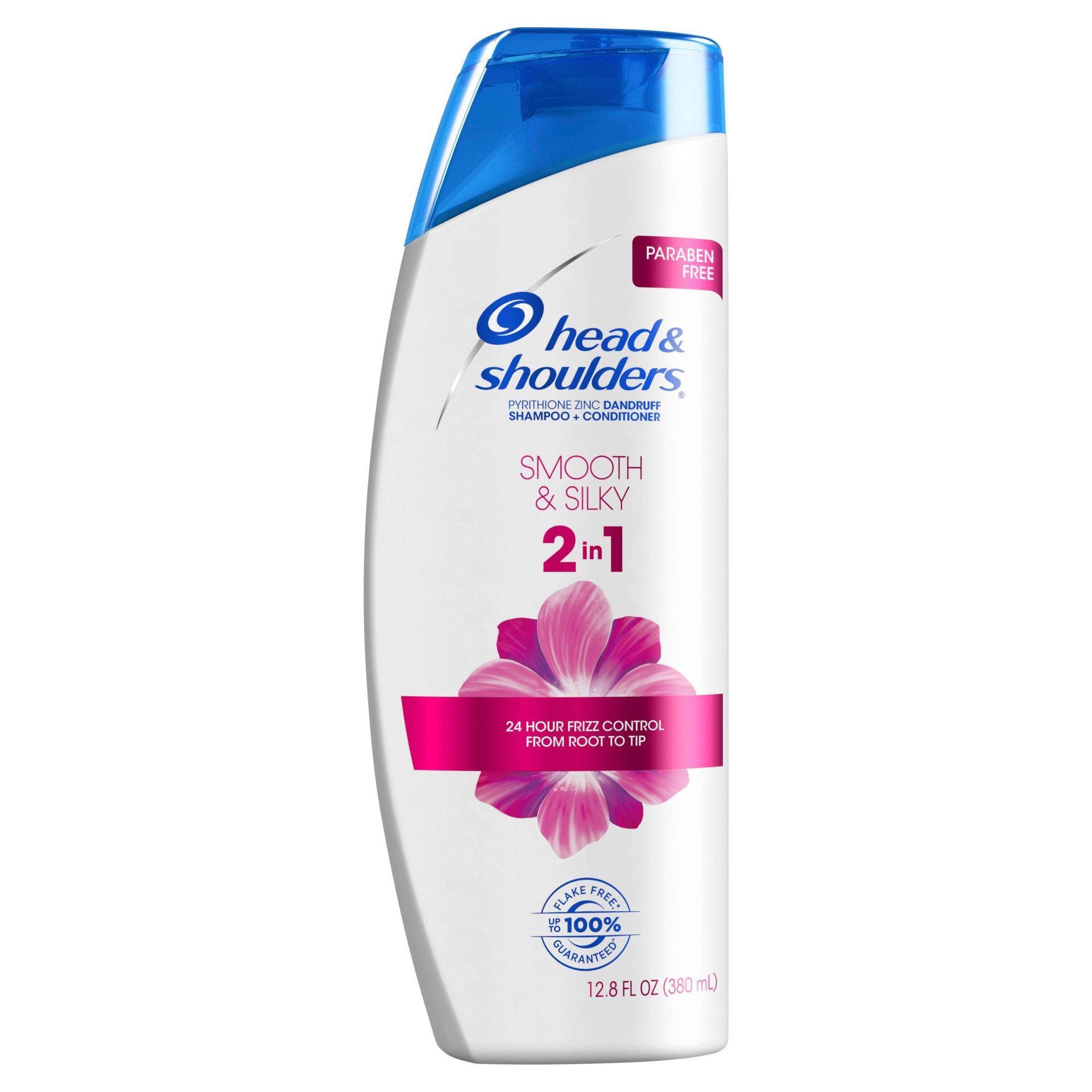 slide 1 of 4, Head & Shoulders Head and Shoulders Smooth & Silky 2in1 Dandruff Shampoo and Conditioner, 12.8 fl oz