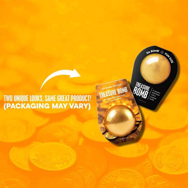 slide 5 of 8, Da Bomb Bath Fizzers Treasure Bath Bomb - 3.5oz, 3.5 oz