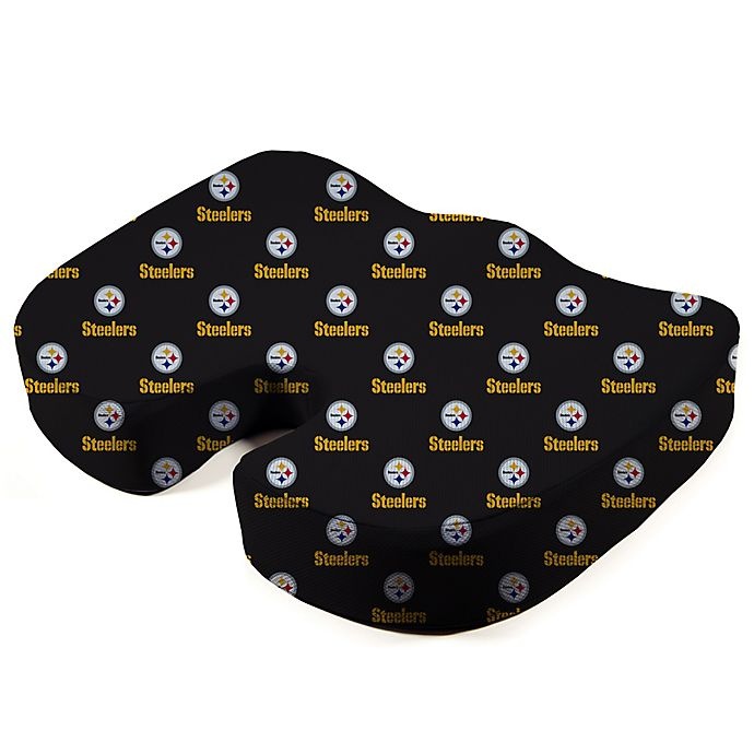 slide 1 of 1, NFL Pittsburgh Steelers Memory Foam Seat Cushion, 1 ct