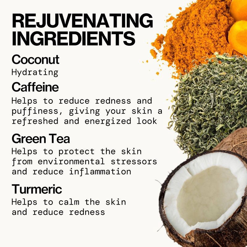 slide 3 of 11, Pacifica Stress Rehab Coconut and Caffeine Face Mask - 0.67 fl oz, 0.67 fl oz