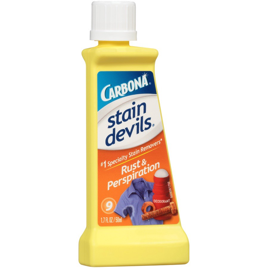 slide 5 of 6, Carbona Stain Devils Stain Remover Rust & Perspiration Bottle - 1.7 Fl. Oz., 1.7 fl oz