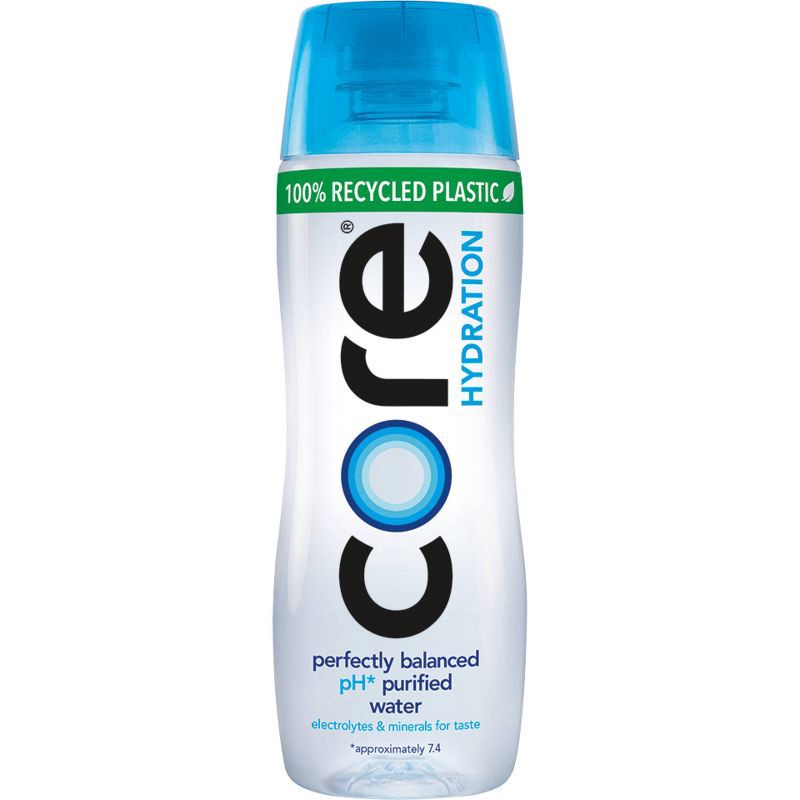 slide 1 of 4, Core Hydration Purified Water - 20 fl oz Bottle, 20 fl oz