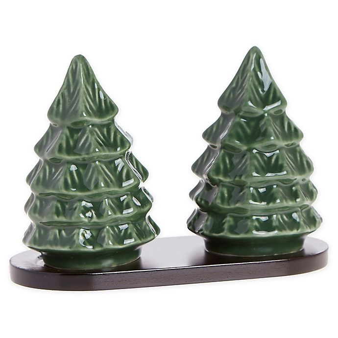 slide 1 of 1, Bee & Willow Home Christmas Tree Salt and Pepper Shakers, 1 ct