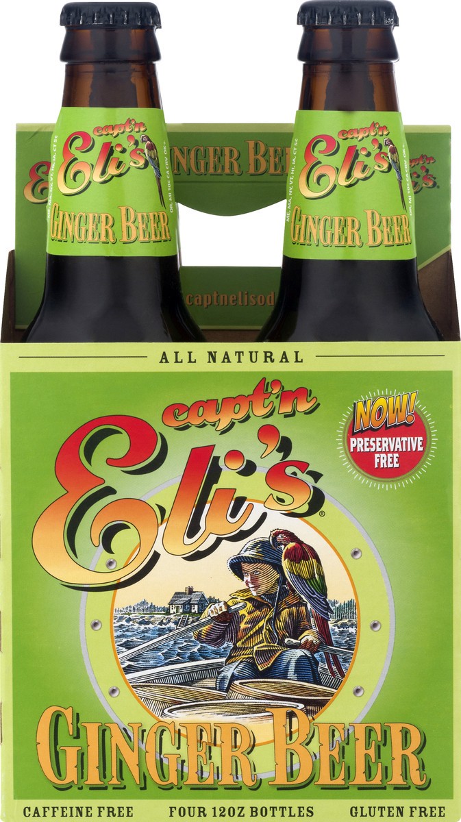 slide 9 of 13, Capt'n Eli's Ginger Beer - 4 ct, 4 ct