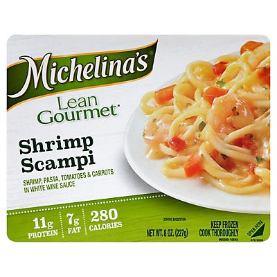 slide 1 of 1, Michelina's Lean Gourmet Shrimp Scampi, 8 oz