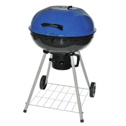 Hill Country Fare Kettle Charcoal Grill - Blue