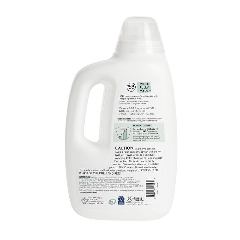 slide 3 of 5, The Honest Company Baby Laundry - 70 fl oz, 70 fl oz