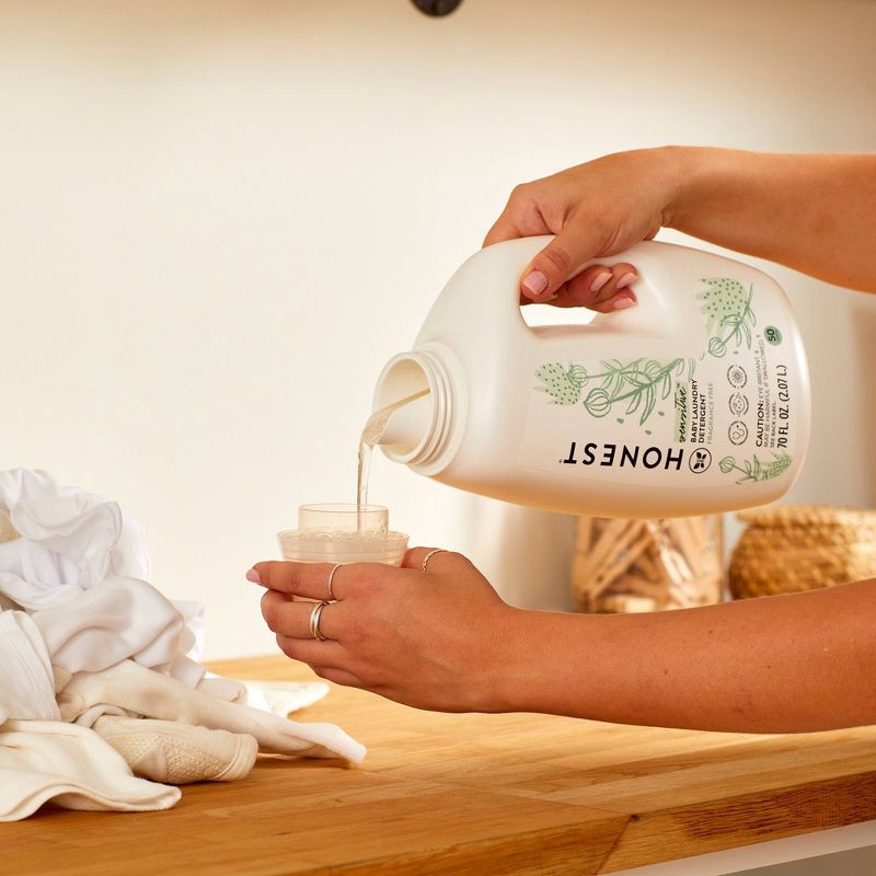 slide 4 of 5, The Honest Company Baby Laundry - 70 fl oz, 70 fl oz